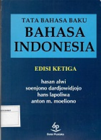 Tata bahasa Baku Bahasa Indonesia