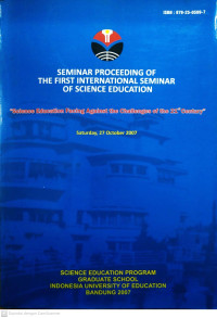 Seminar Proceeding Of The First International Seminar Of Science Education 