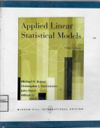 Applied linear statistical models