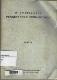 Buku pelajaran Pengetahuan Perkantoran