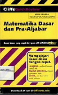 CliffsQuickasic Matematika Dasar dan Pra-Aljabar