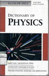 Dictionary Of Physics