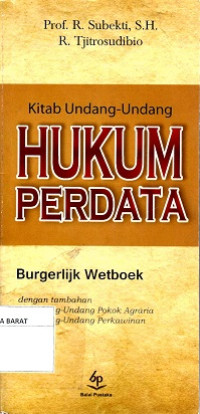 Kitab UU Hukum Perdata