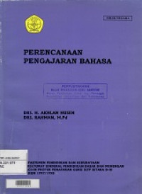 PERENCANAAN PENGAJARAN BAHASA