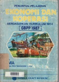 Penuntun pelajaran Ekonomi dan Koperasi SMA kelas IIA3 & 4