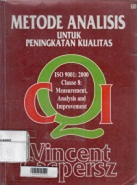 Metode Analisis Untuk Peningkatan Kualitas