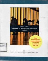 methods in behavioral reserch