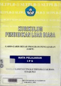 Kurikulum Pendidikan Luar Biasa SLTP Tunarungu - IPS