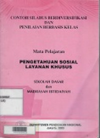 Contoh Silabus Berdiversifikasi dan Penilaian berbasis kelas