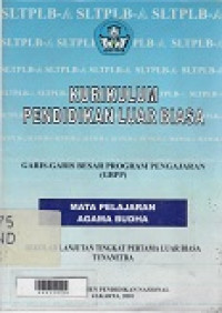 Kurikulum Pendidikan Luar Biasa - Agama Budha