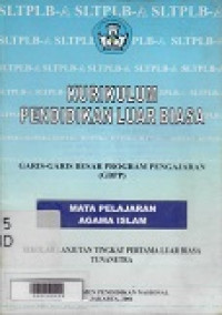 Kurikulum Pendidikan Luar Biasa - Agama Islam