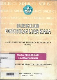 Kurikulum Pendidikan Luar Biasa ; Mata Pelajaran Agama Islam ( Tunadaksa )