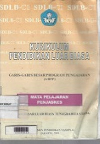 Kurikulum Pendidikan Luar Biasa SDLB Tunagrahita sedang - Penjaskes