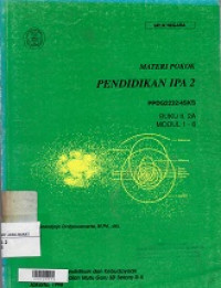 Pendidikan IPA 2 Modul 1-6