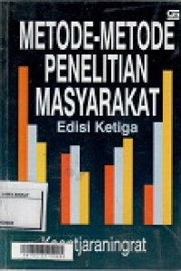 Metode-Metode Penelitian Masyarakat