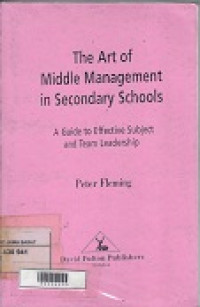 The Art of  Middle Management in Secondary Schools