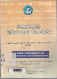 Kurikulum Pendidikan Luar Biasa SLTP Tunagrahita Sedang  Paket keterampilan Kerumahtanggan dan kepariwisataan