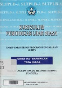 Kurikulum Pendidikan Luar Biasa Paket Keterempilan Tata Niaga