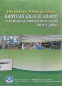 Pedoman Penyaluran Bantuan (Block Grant)