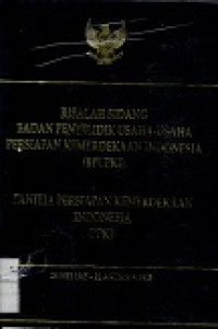 Risalah Sidang Penyelidik Usaha-usaha Persiapan Kemerdekaan Indonesia