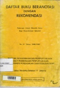 Daftar Buku Beranotasi dengan Rekomendasi