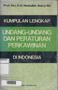 Kumpulan Lengkap Undang_Undang Peraturan Perkawinan