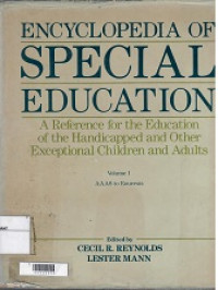 Encyclopedia Of Special Education vol. 1-2